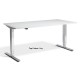 Cromo Dual Motor Chrome Height Adjustable Desk